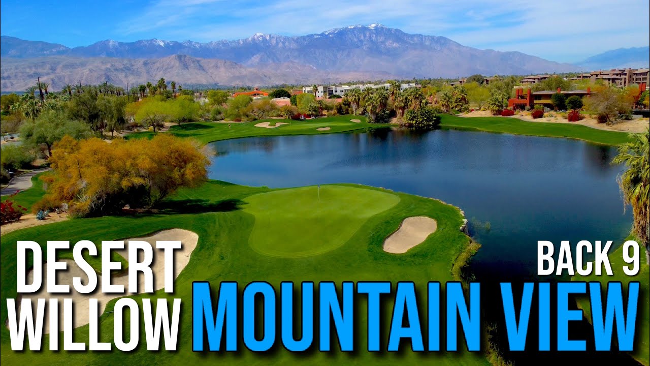 BATTLING TO THE END | Desert Willow Mountain View BACK 9 Course Vlog with Hole Flyovers