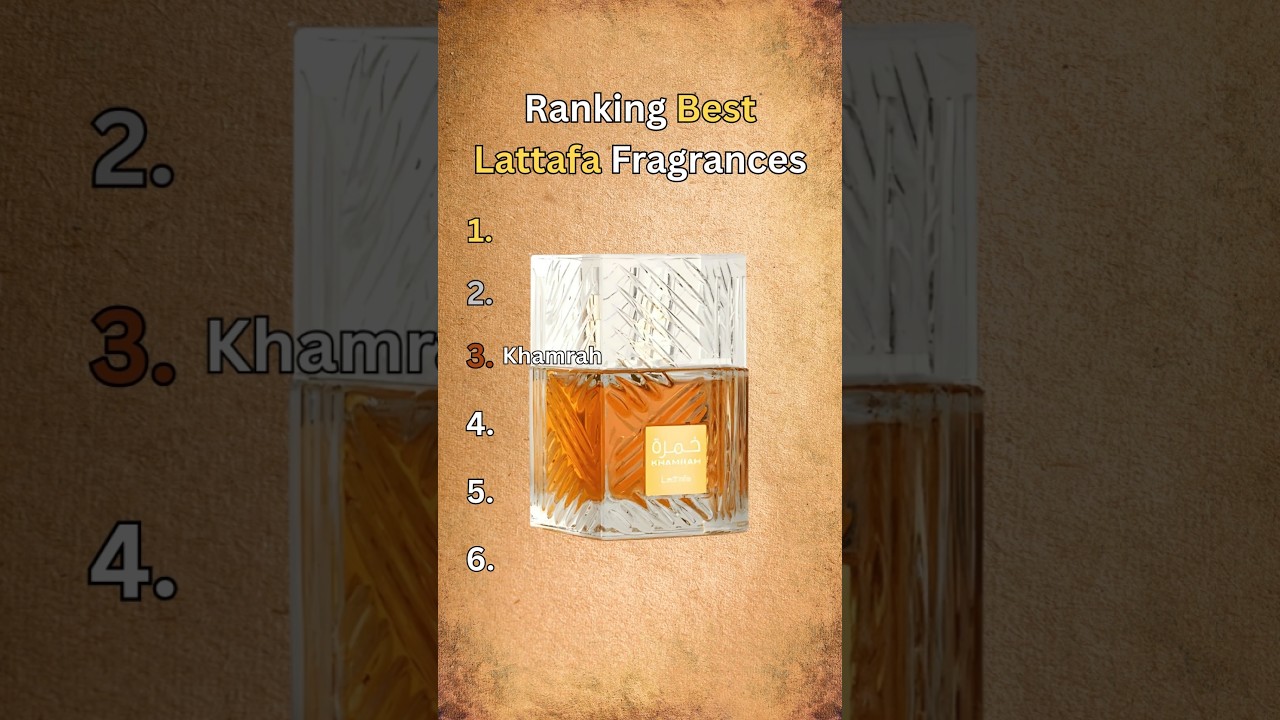 Ranking Lattafa Best Fragrance For Men #shorts #perfume #fragrance #parfum #cologne