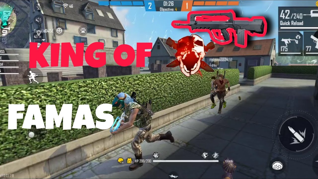 famas king in free fire 🔥