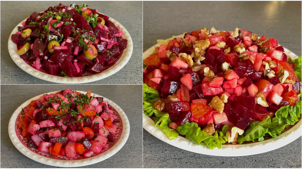سلطات باردة بالباربا أو الشمندر لذيذة ومفيدة سلطة غنية و منعشة و بفائدة كبيرة 💯👌🏻🥙🥗