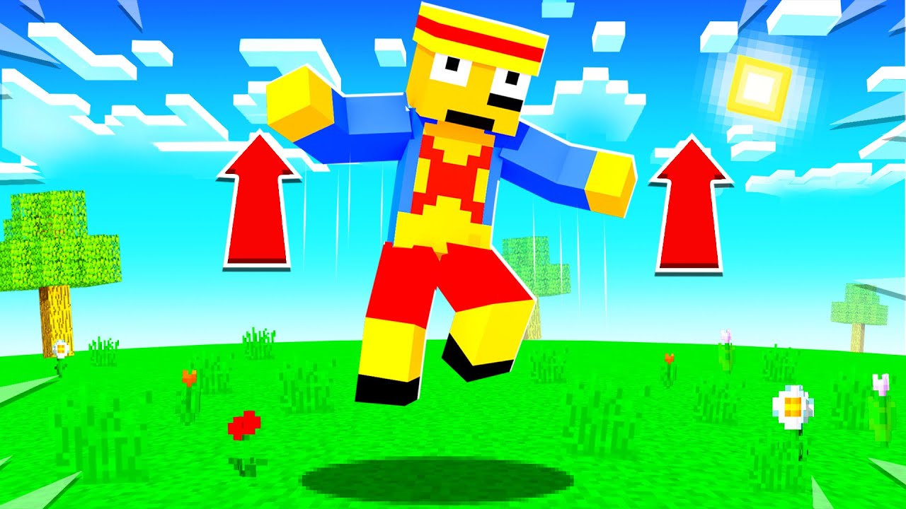 🦸‍♂️ MINECRAFT PERO CADA 5 SEGUNDOS VUELO 😂