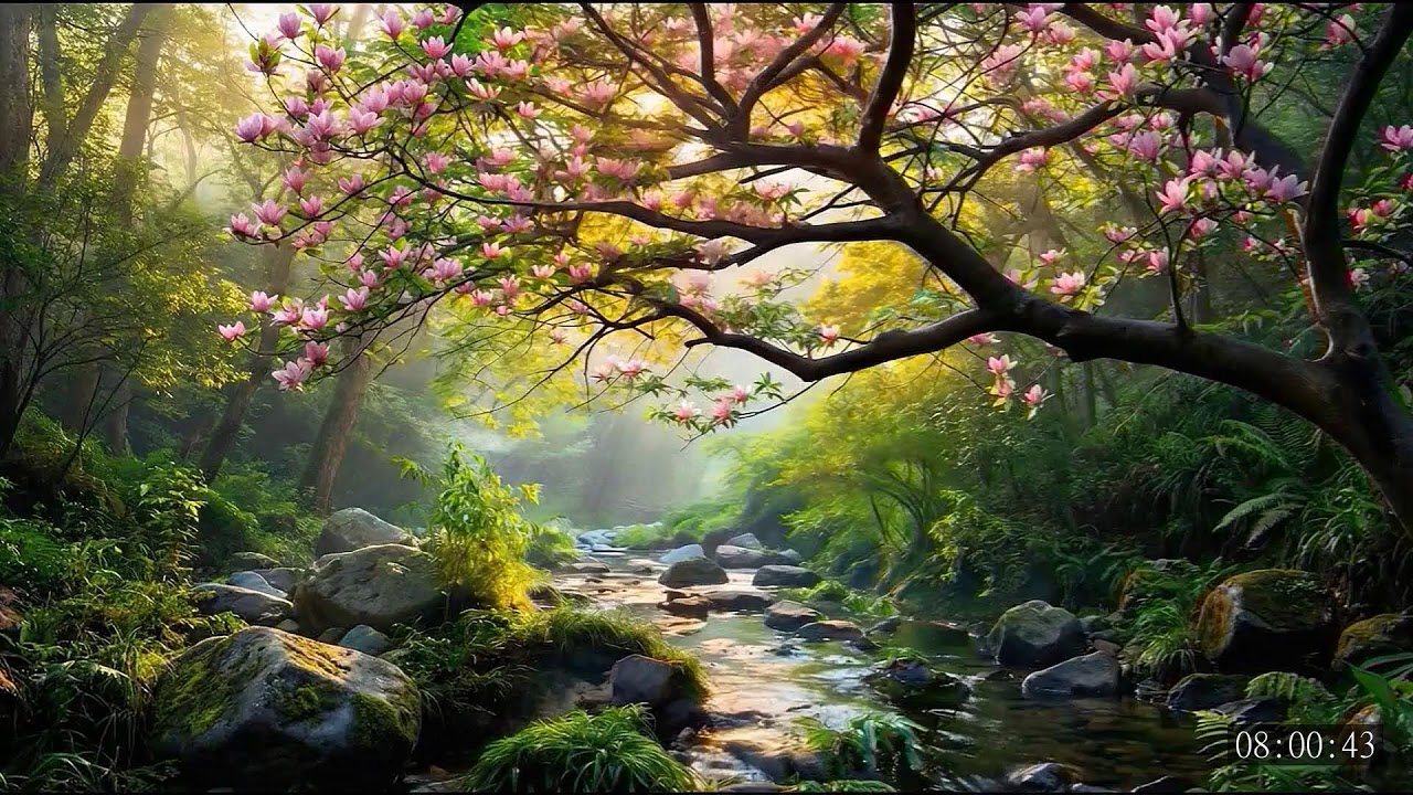 Flowing Creek Ambience for Calm Nights and Deep Relaxation