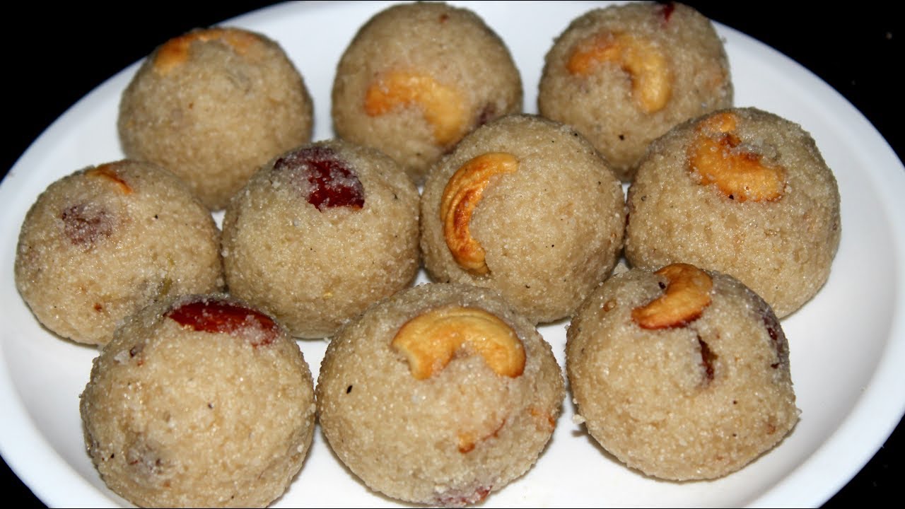 Easy Rava Laddu Preparation in Telugu (రవ్వ లడ్డు చేయడం ఎలా)