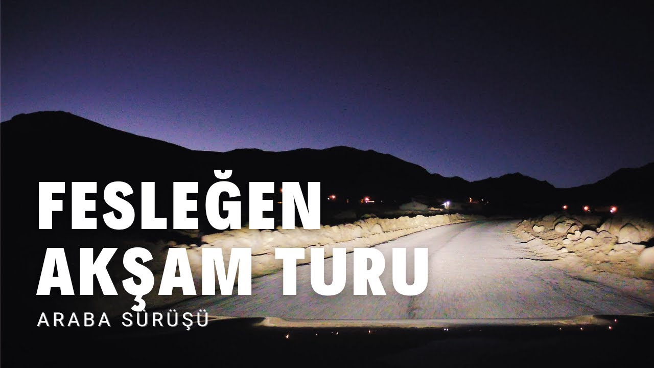 Niğde Fesleğen Köyü'nde Arabayla Akşam Turu | 12 Eylül 2025