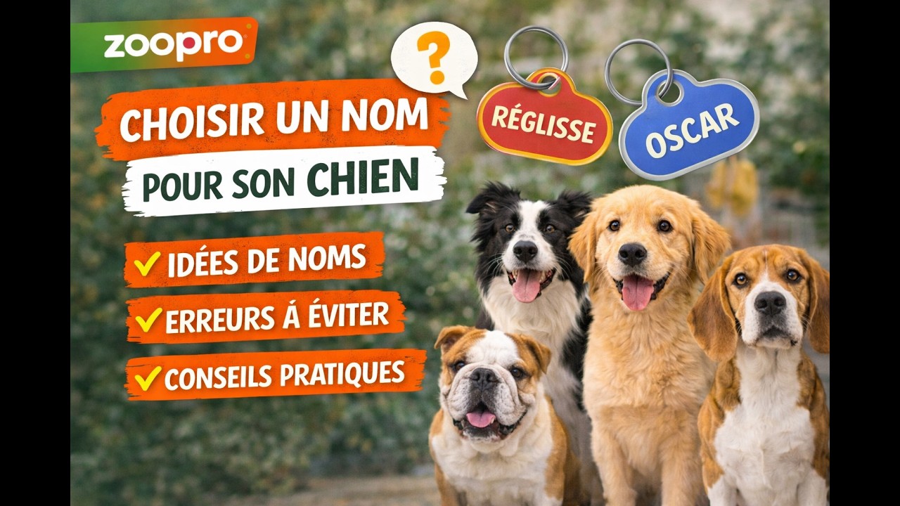 Choisir un nom pour chien en 2026 : conseils importants !
