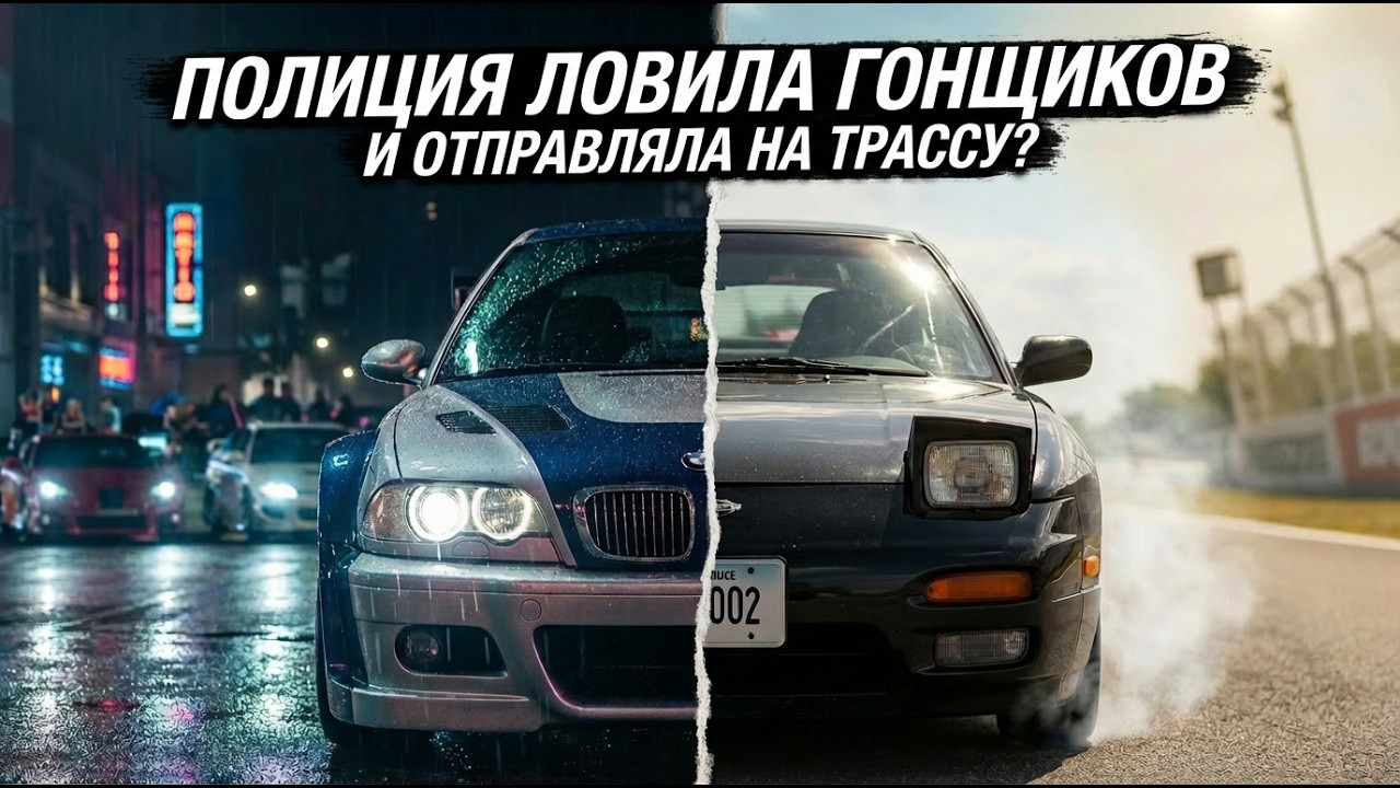 Как полиция отправляла гонщиков в автоспорт? БИЛЕТ НА ТРАССУ ВМЕСТО ТЮРЬМЫ!