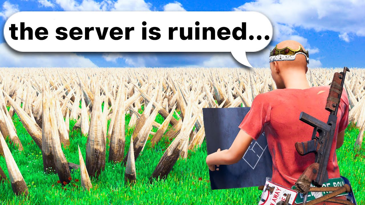 I Covered the Entire Map with Spikes in Rust Again&hellip;