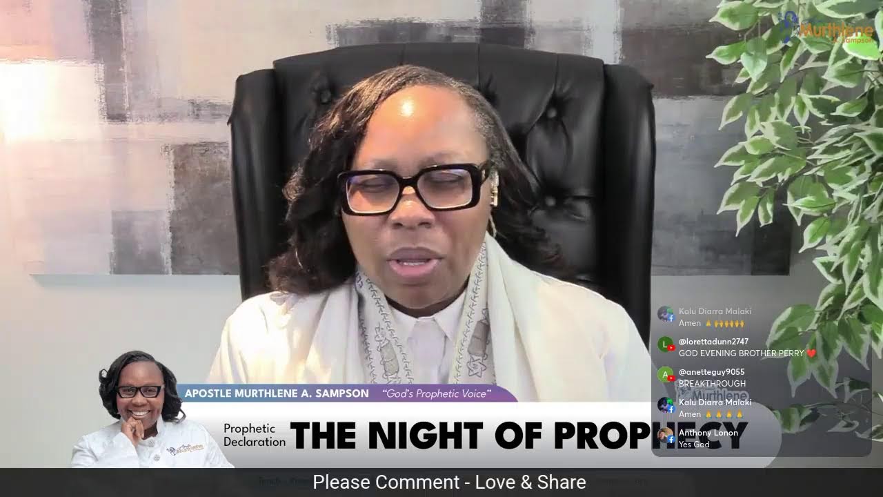 God will make it right again - Apostle Murthlene A. Sampson (The Night of Prophecy)