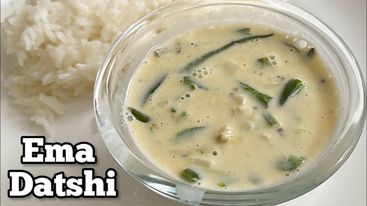 Ema Datshi recipe | chili cheese curry bhutan | side dish for rice | dinner recipes vegetarian