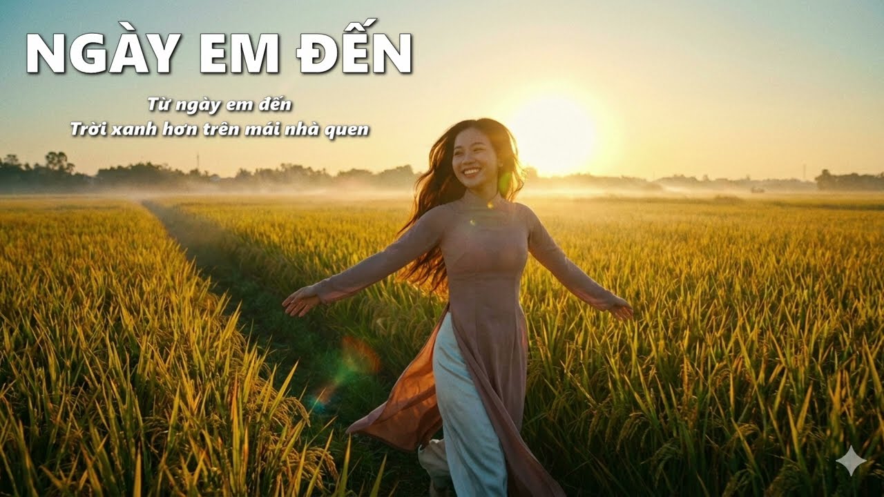 NGÀY EM ĐẾN (Lyrics) - Acoustic Guitar