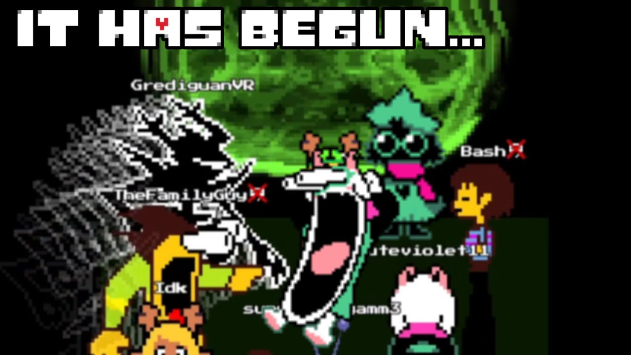 I became the Roaring Knight in Deltarune: Connected Again...