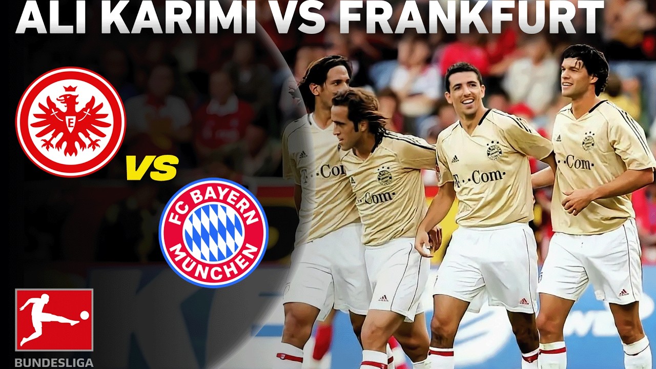 روزی که علی کریمی بهترین بازیکن زمین شد | Ali Karimi v Frankfurt
