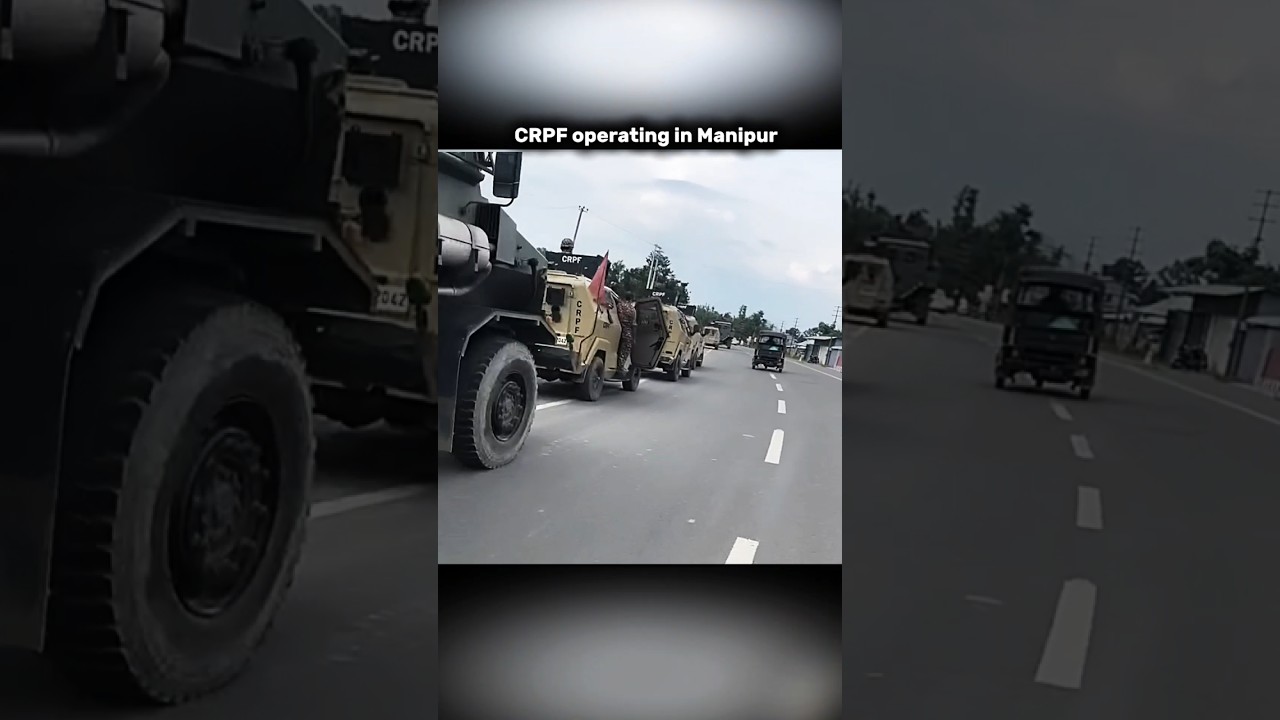 CRPF operating in Manipur ☠️|| #shorts #military #viralshorts