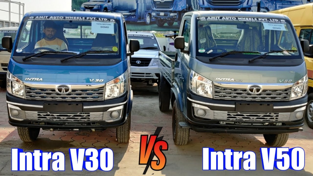 2022 New TATA Intra V50 VS TATA Intra V30 Quick Detailed Comparison|Intra V50 & Intra V30 Compair