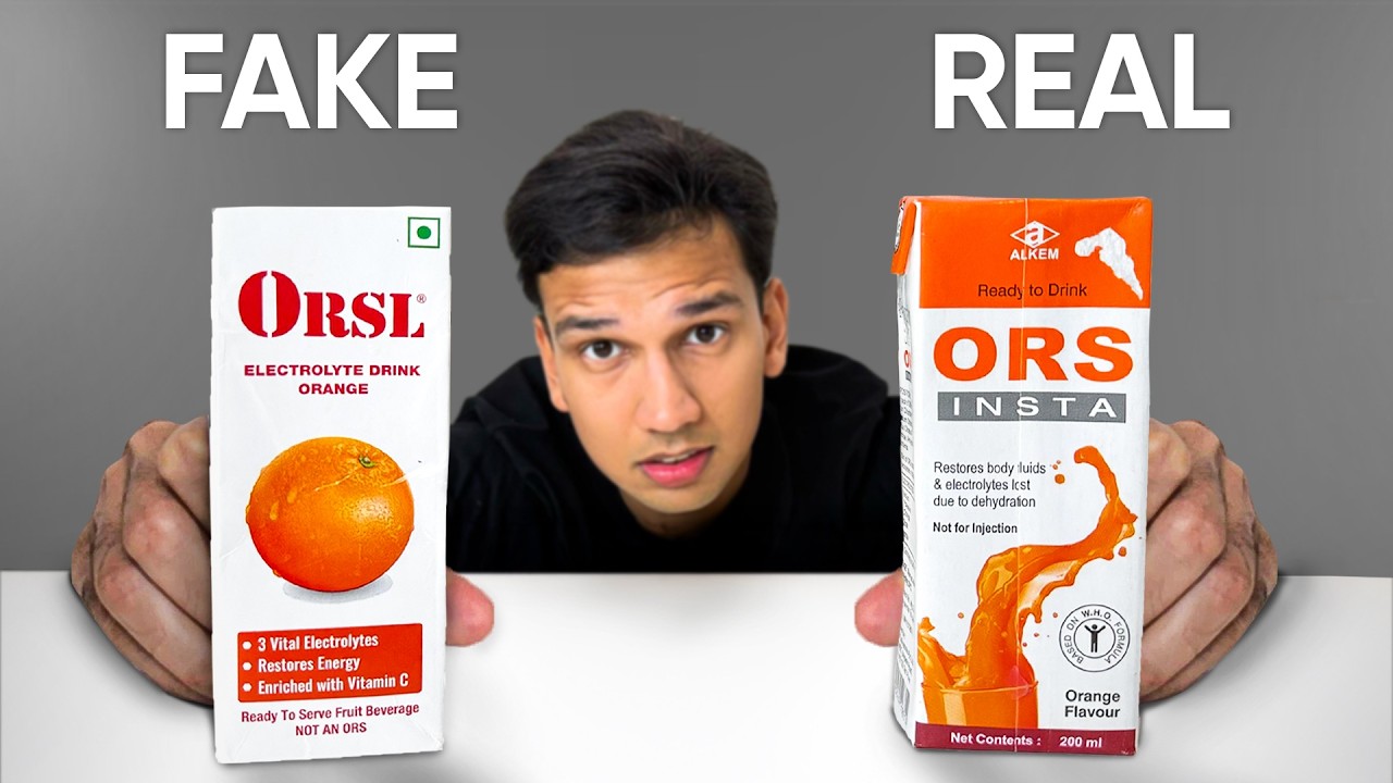 How to spot Fake ORS?