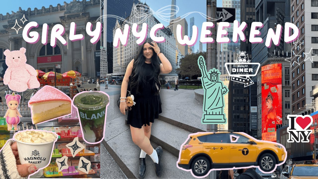 The Life of a NYC girl❤️‍🔥 living like a New York local, shopping, Jellycat diner, & MORE