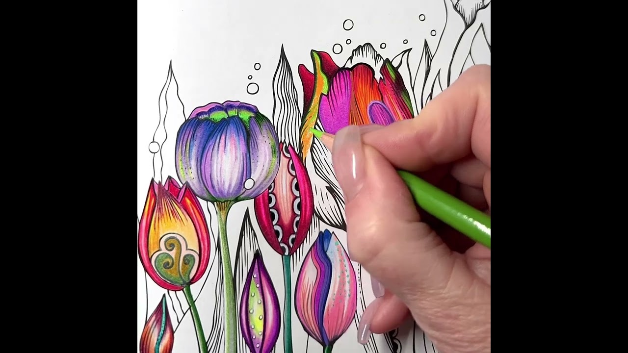 Book „Mein Frühlingsspaziergang“ by Rita Berman-pic flower field