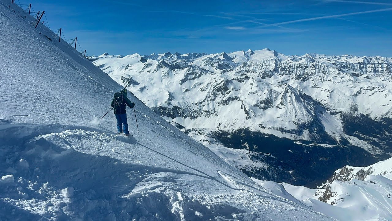 🇦🇹 Kitzsteinhorn 3029m | Ice Cave | Kaprun | pure freeride off piste powder skiing #powderalert