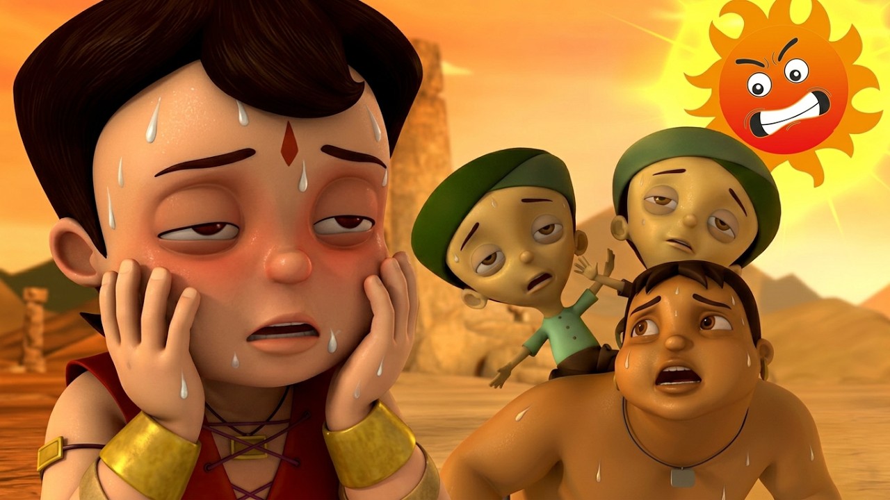 Super Bheem - Survive Hottest Planet | Adventure Videos | Cartoons for Kids