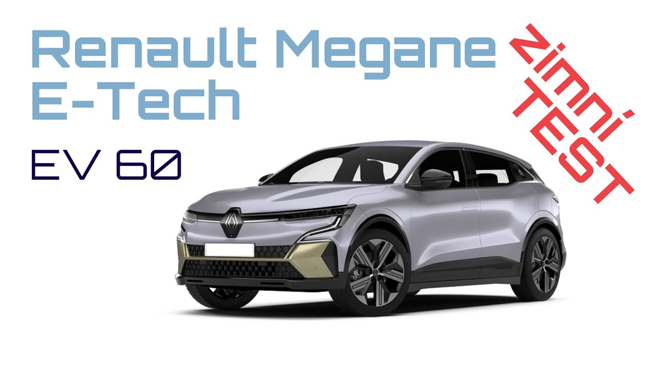 Elektrický MEGANE E-Tech - zimní test #ev #renault #megane #electric