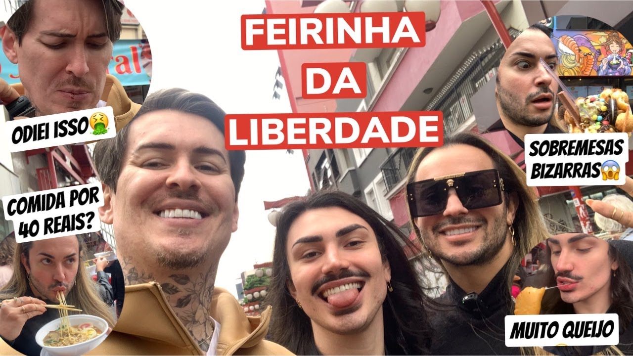 VLOG: FEIRINHA DA LIBERDADE E SUAS DELICIAS OU NÃO?!