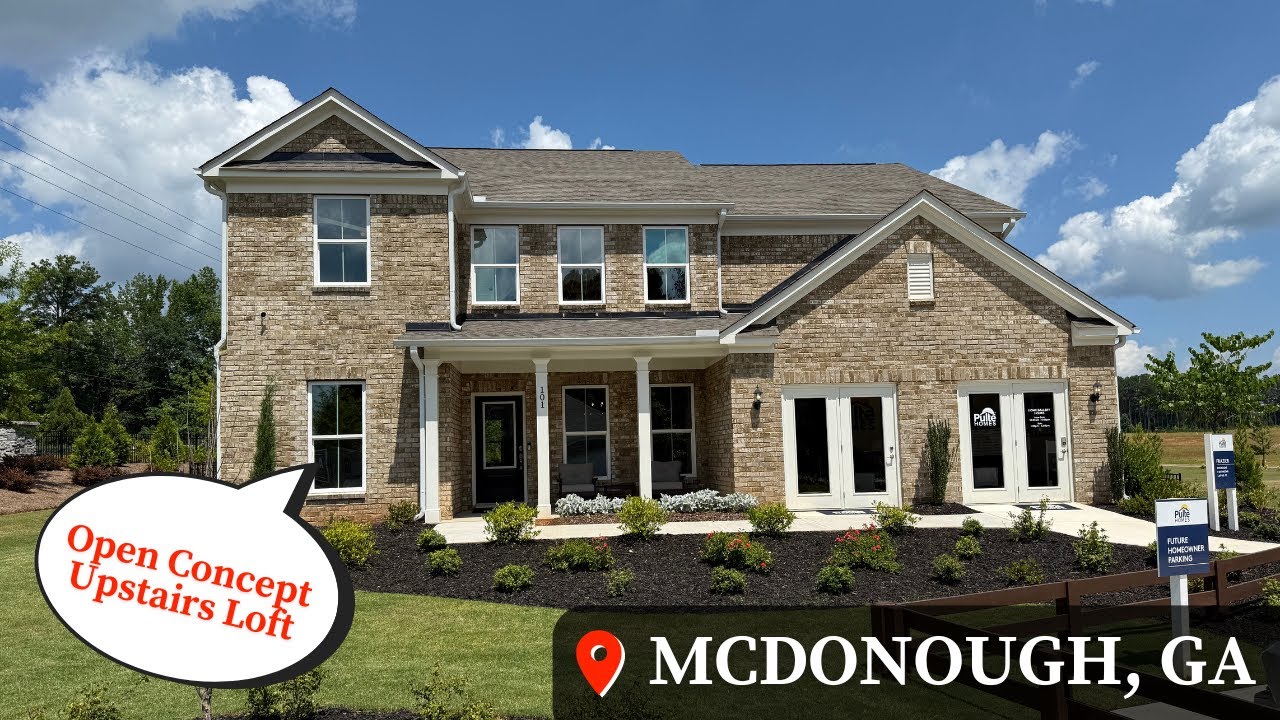 Living In McDonough, GA | Pulte Homes | Model Home Tour | Frazier Plan | Atlanta New Homes