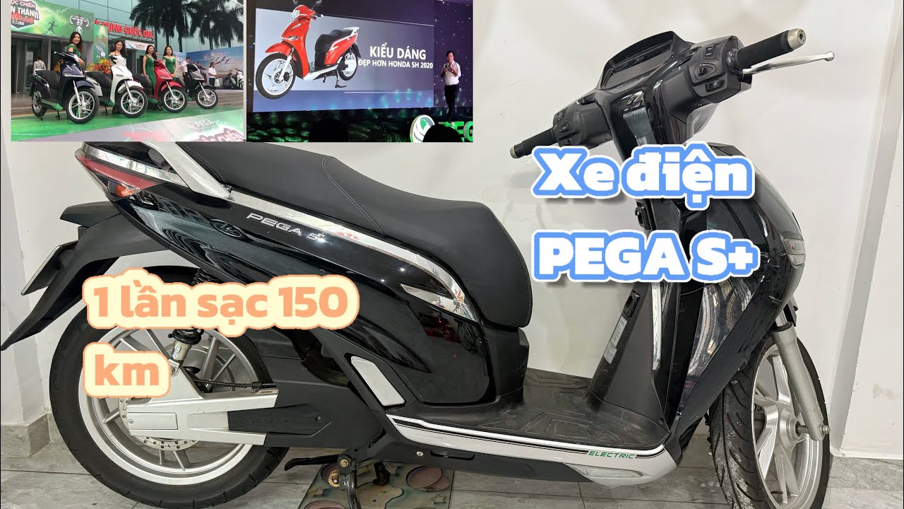 Xe điện Pega s+ bản pin cao cấp 27tr - Alo 0938687183