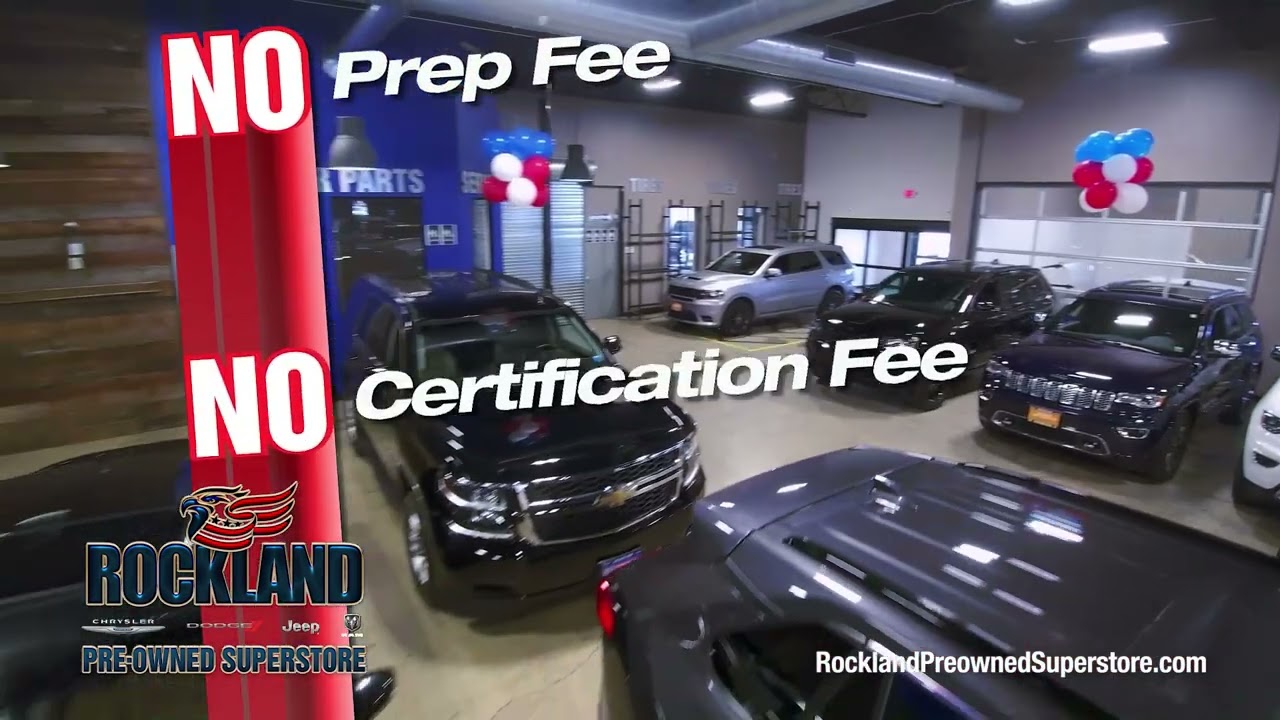 No Hidden Dealer Fees | Rockland CDJR