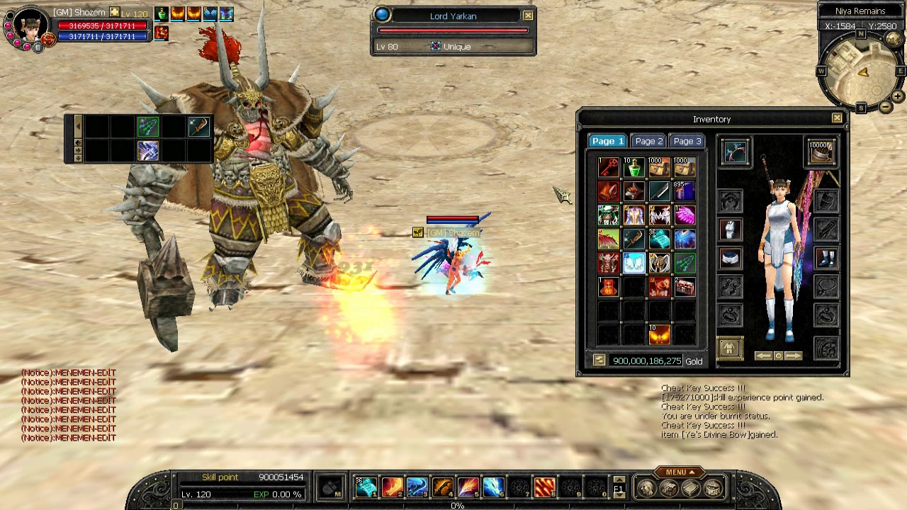 Silkroad Online GM Skills+Unique