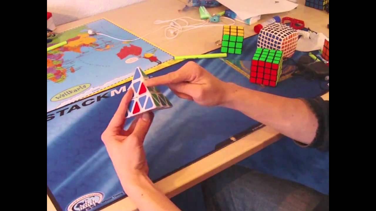 Pyraminx tutorial, keyhole method. Beginner/advanced/expert