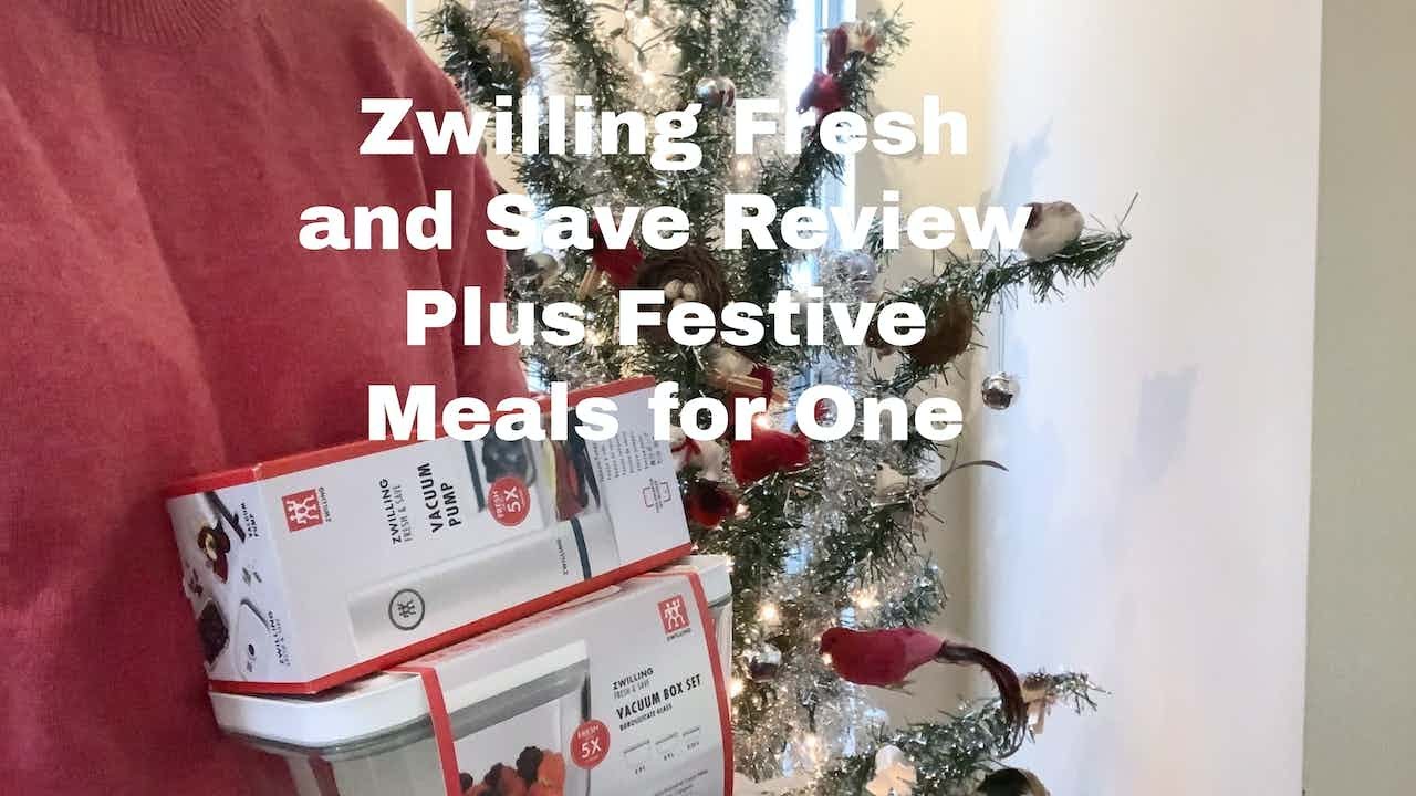 Zwilling Fresh and Save Vacuum Food Storage Review | Festive Meals for One | Student Budget