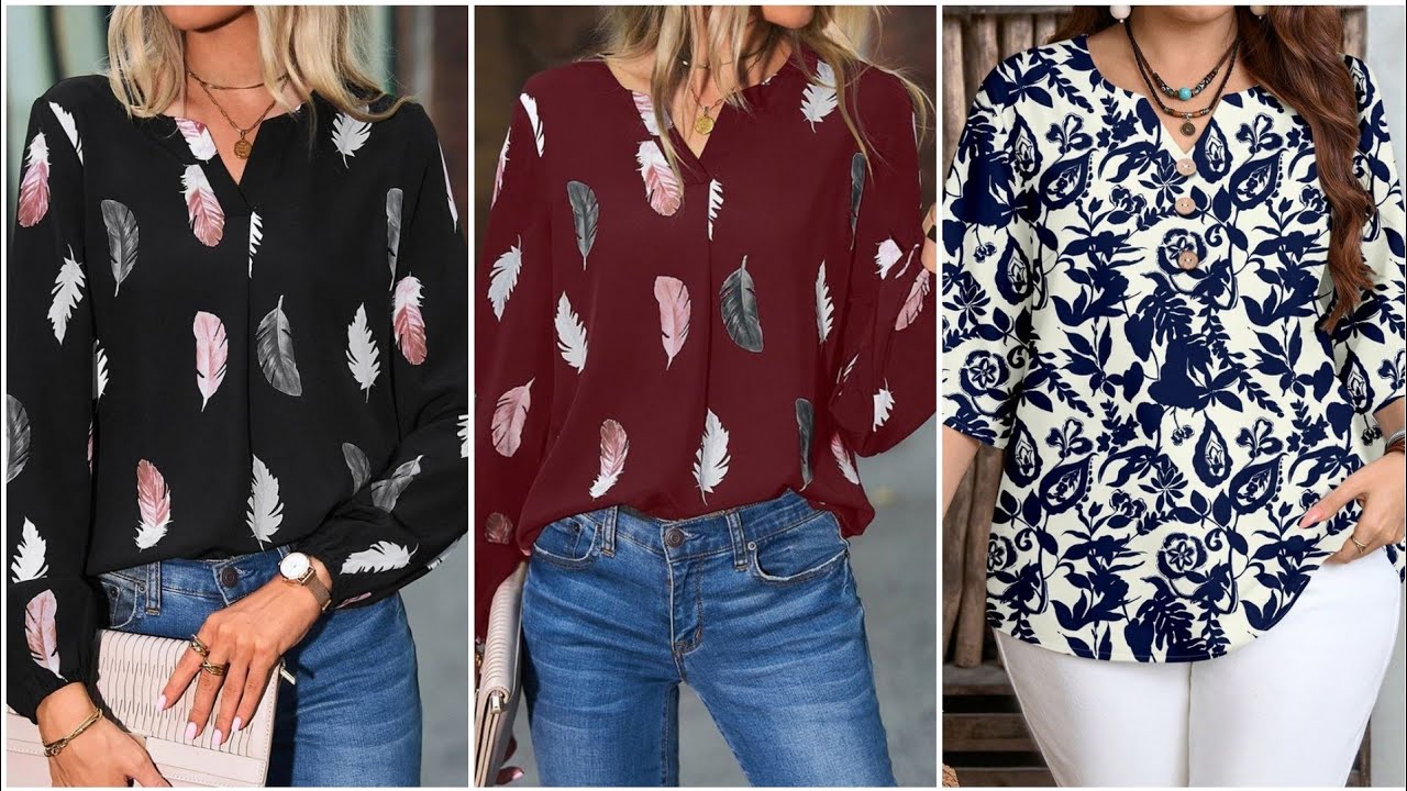 Moda 2026 BLUSAS BONITAS 100”Ideas De blusas bonitas MODELOS casuales 25/26 #fashion #shirts #style