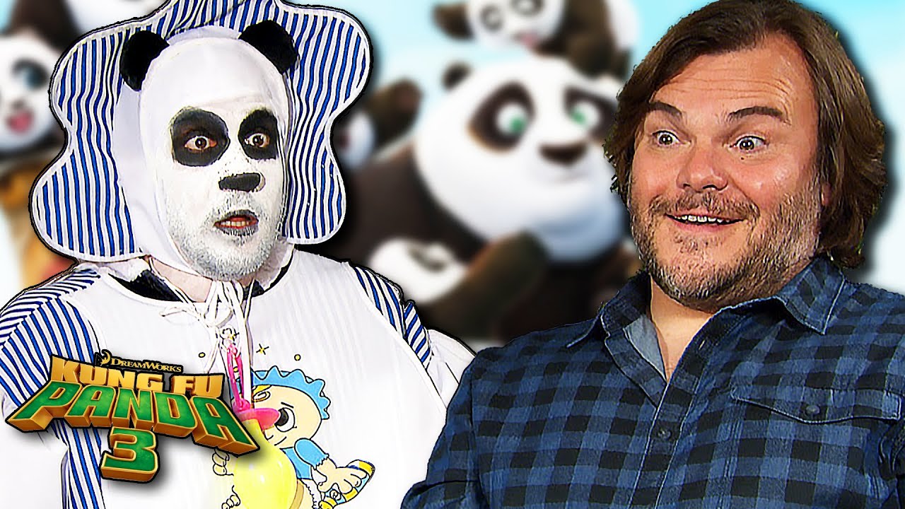 KUNG FU PANDA vs BABY PANDA | Jack Black sings for Daniele Rizzo