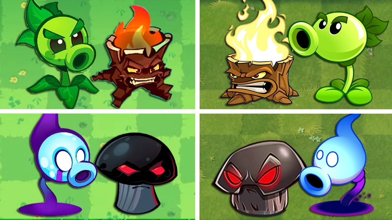 Random 18 Pair Plants PVZ 2 vs PVZ 3 Battlez - Which Version Will Win?