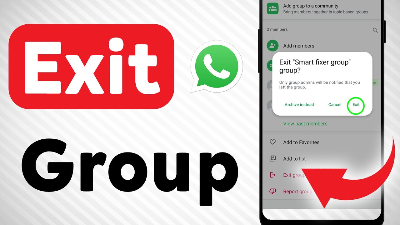 How To Exit Group On WhatsApp (Updated)