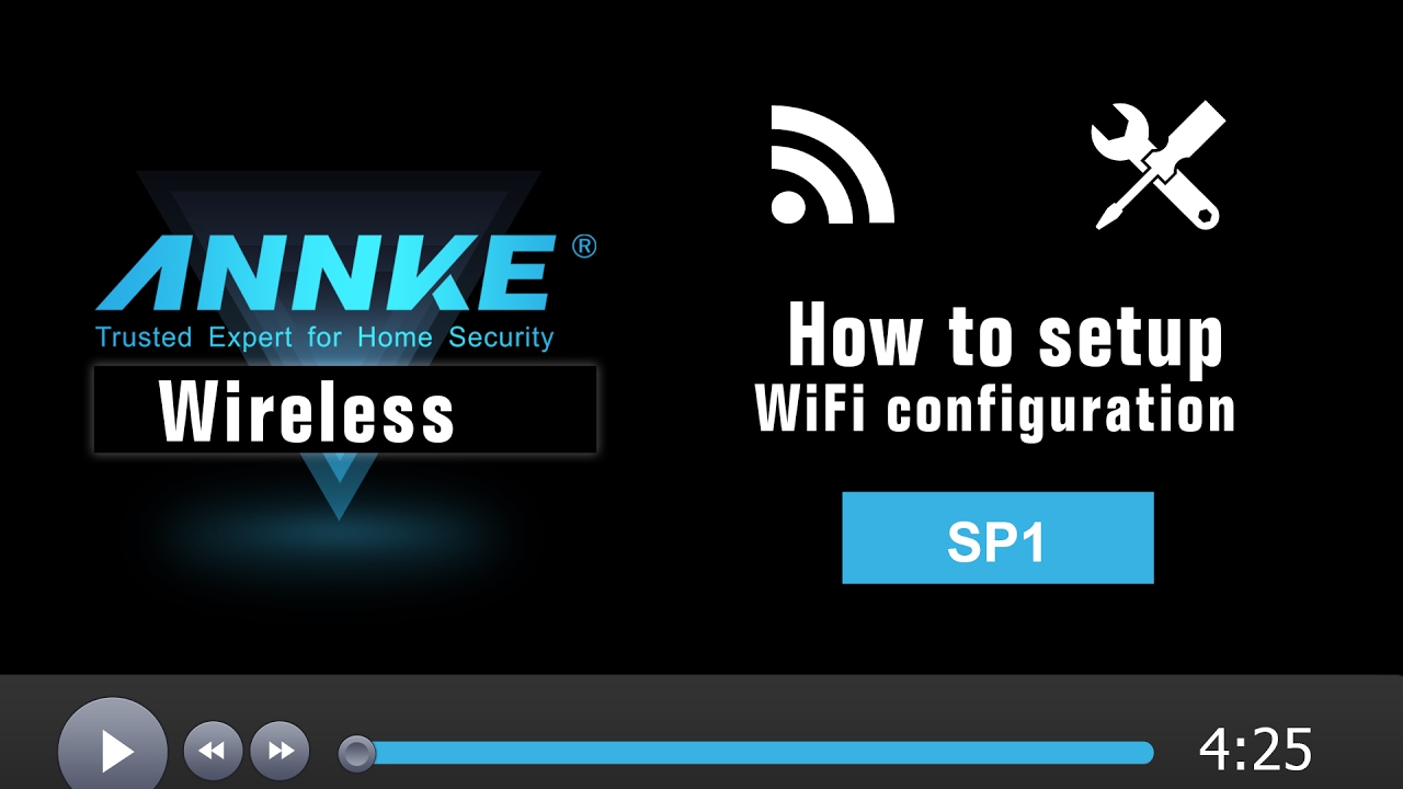 Annke SP1 IP Camera: How to Setup WIFI