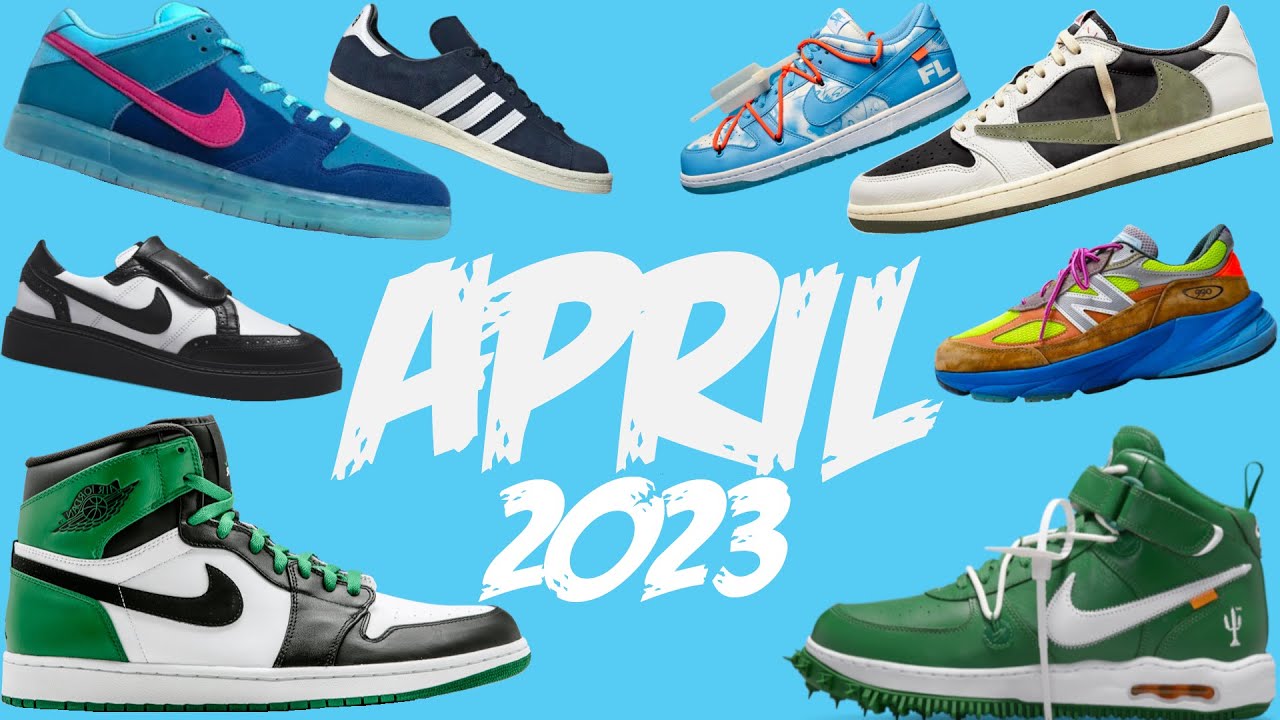 Die besten Sneaker Releases im April 2023 (Travis Scott, Off-White, Bape, Jordan, New Balance...)