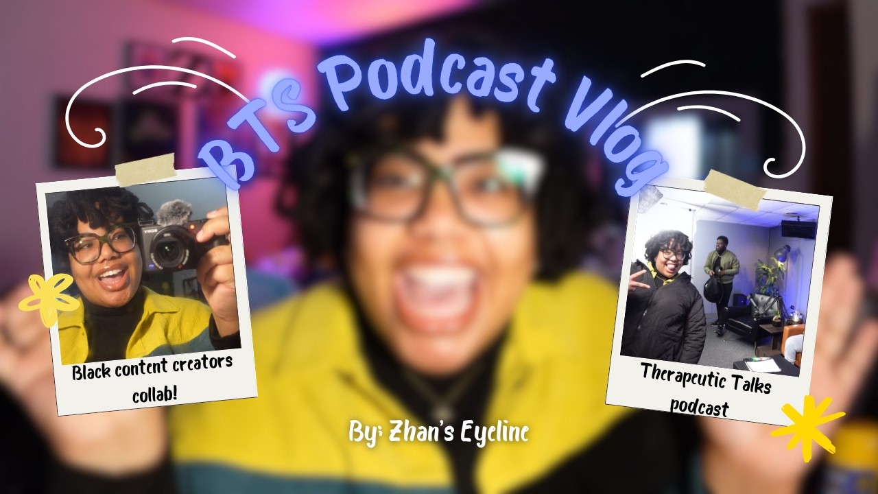 Black Voices Behind The Mic 🎙️| Podcast Guest BTS Vlog