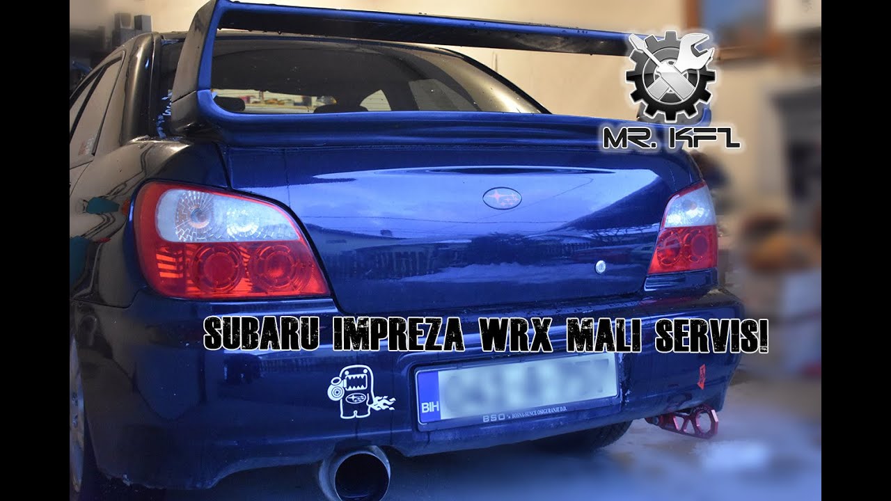 Subaru Impreza WRX Mali servis / Subaru Impreza WRX Oil and filters change