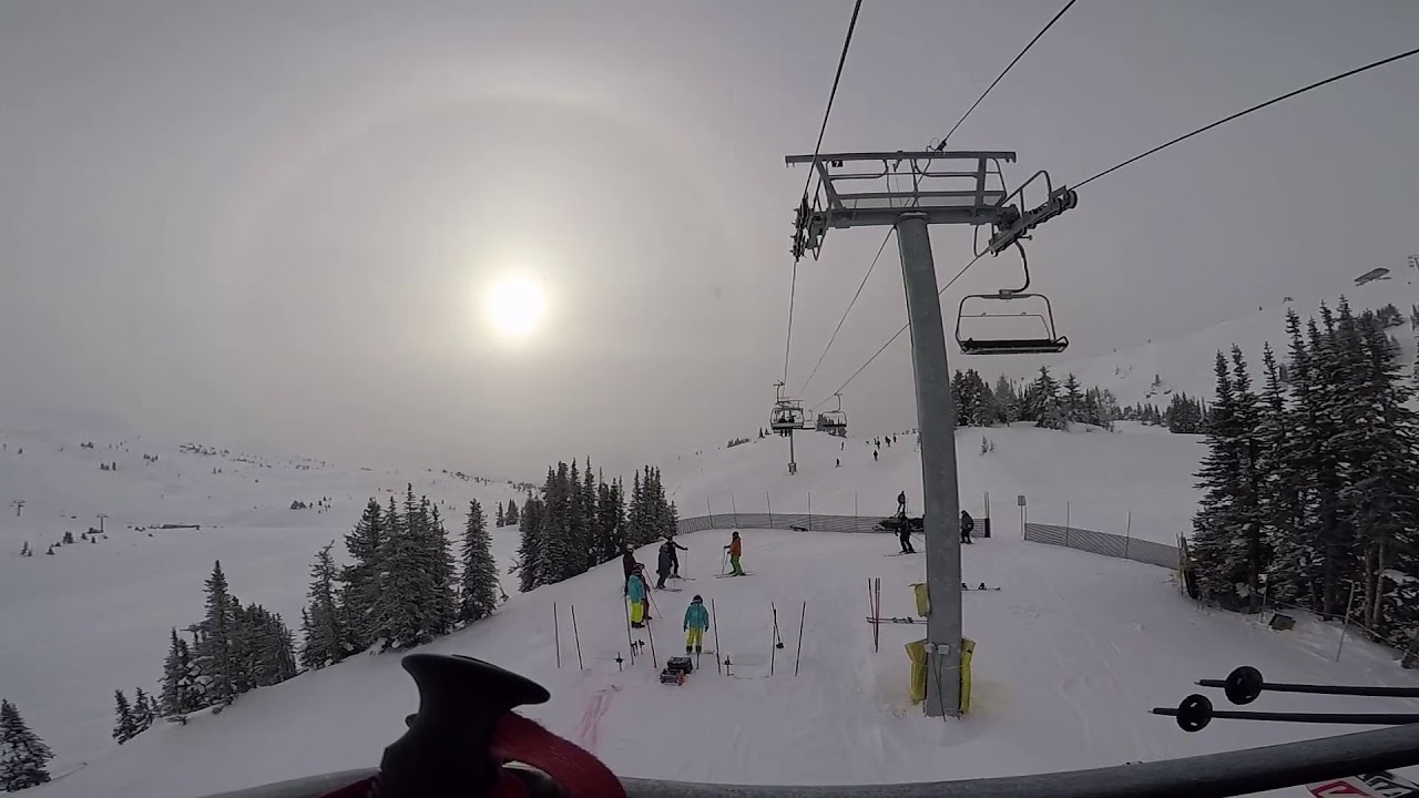 Strawberry Express Quad Chair - Banff Sunshine Village - Interactive Skiing