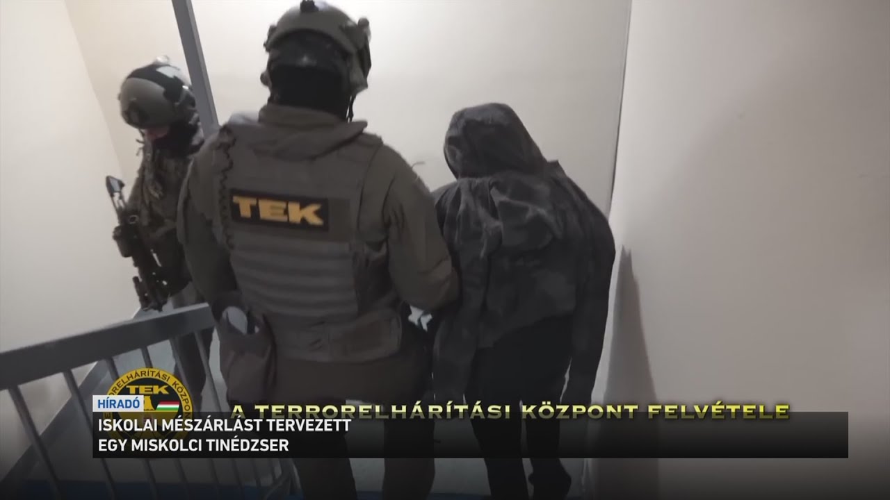 Iskolai mészárlást tervezett egy miskolci tinédzser