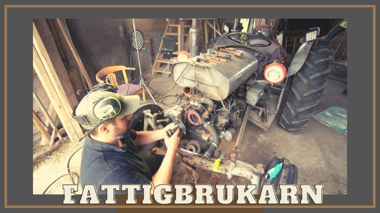 Byter vattenpump och kyl på Grållen