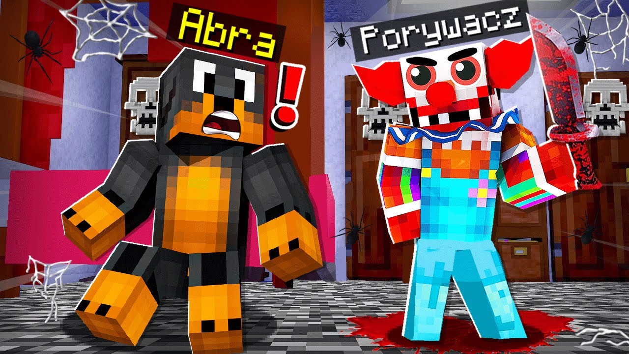 PORYWACZ UWIĘZIŁ MNIE i ZROBIŁ TO&hellip; w NAWIEDZONYM DOMU w Minecraft!