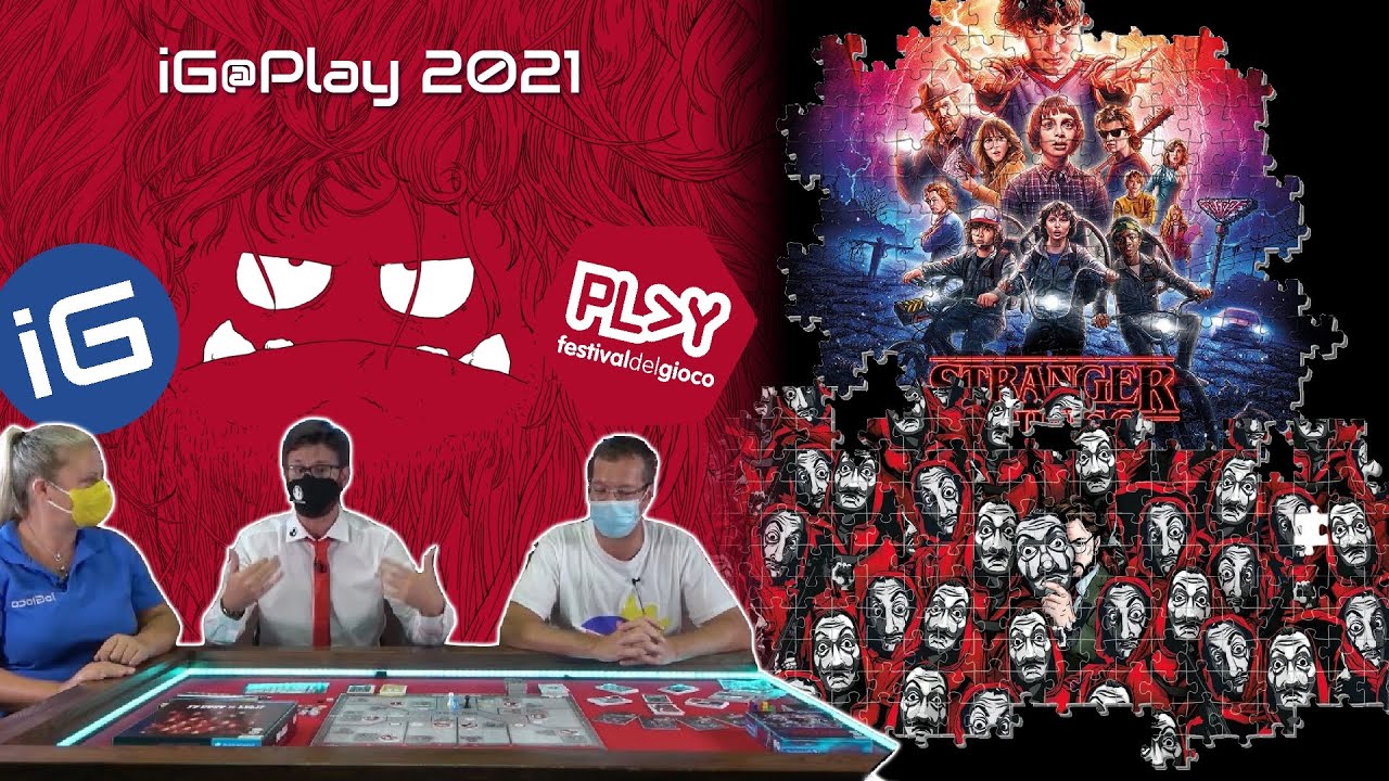 Game Showcase : La Casa di Carta e Stranger Things da Clementoni