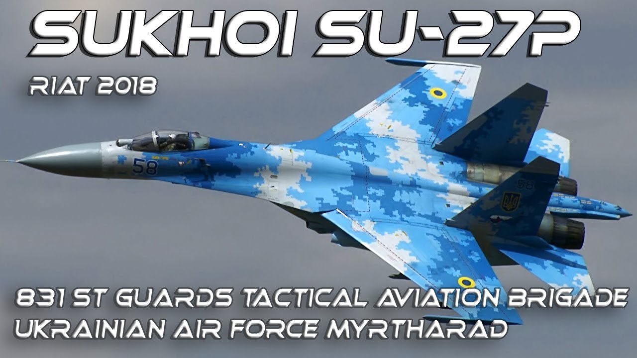 4Kᵁᴴᴰ SU27  4K UHD Sukhoi Su-27P . Sublime Display !  Col Oleksandr Oksanchenko 