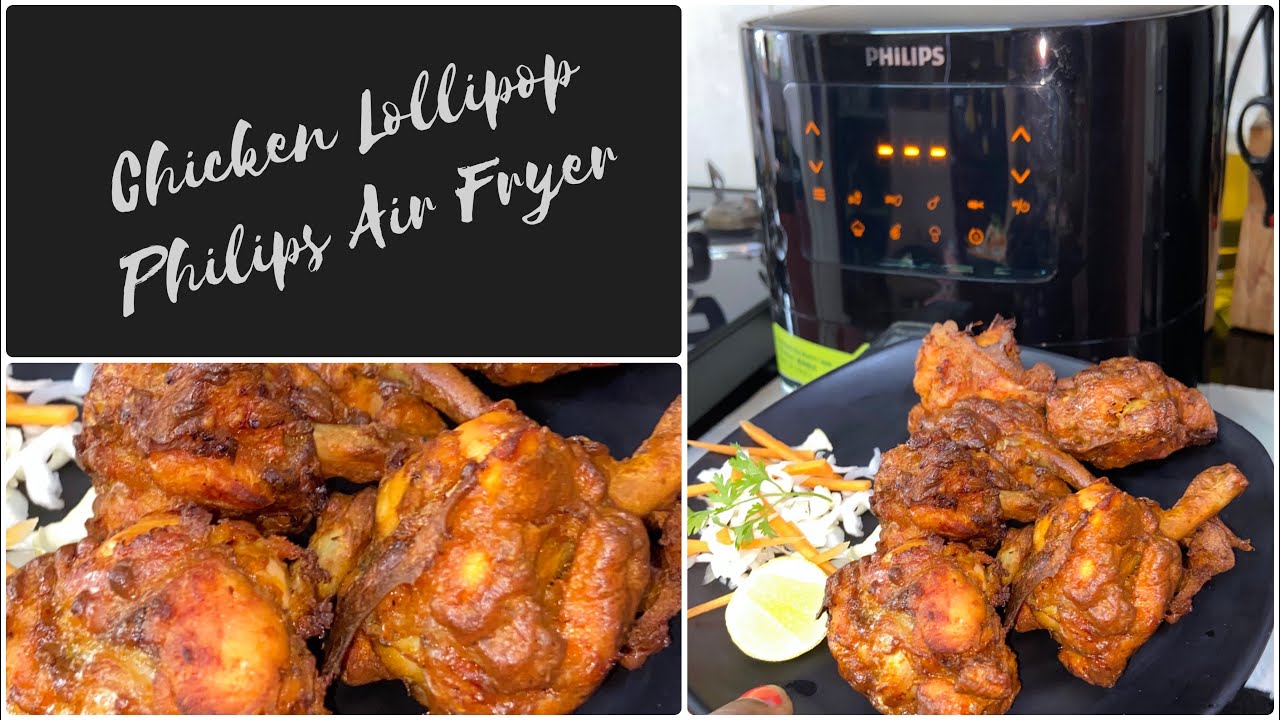 Philips Air Fryer | Chicken Lollipop in Air Fryer
