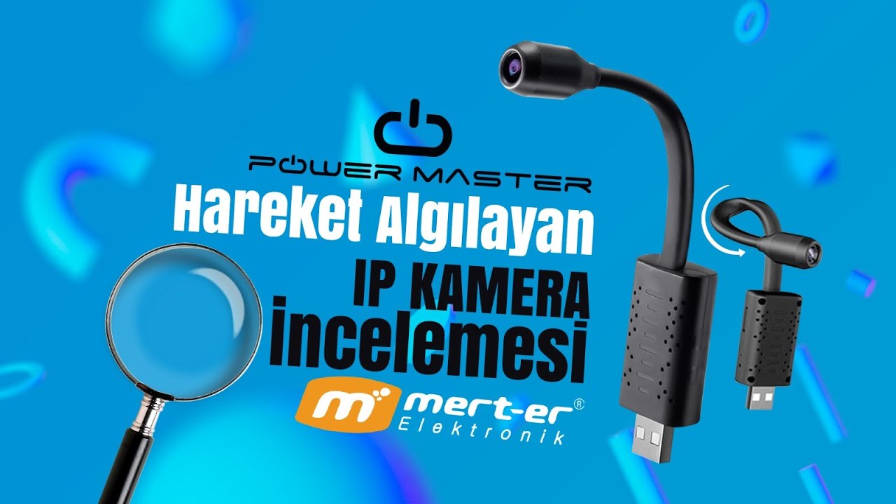 Boyutu Küçük Yaptıkları Büyük! | Powermaster Mini Wifi USB IP Kamera