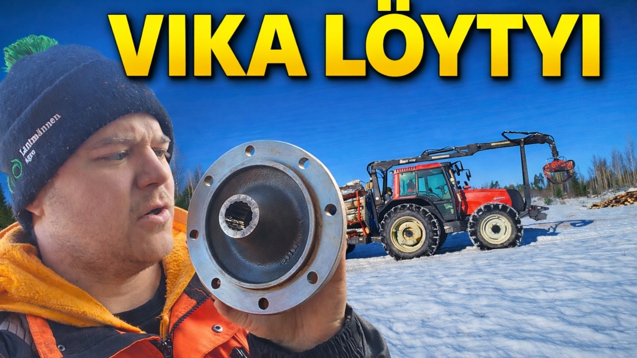 Vika löytyi - Valtra jälleen ajossa
