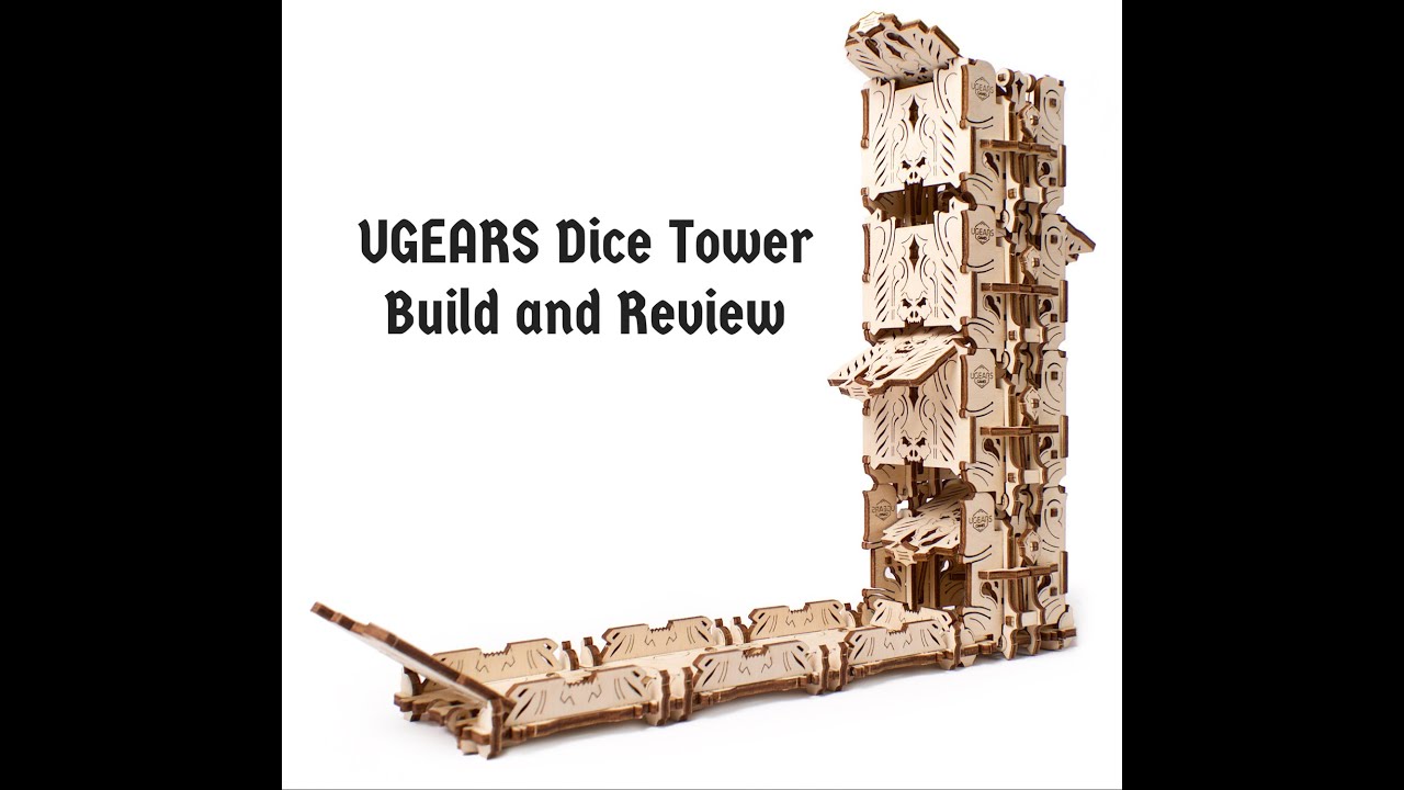 Ugears Modular Dice Tower Assembly and Review Video!