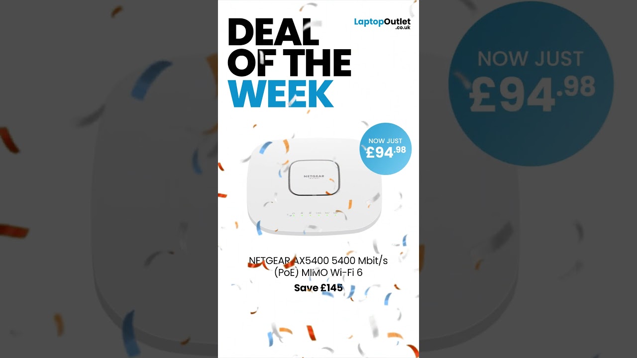🔥 DEAL OF THE WEEK: Netgear AX5400 Wi-Fi 6 Router &ndash; Save &pound;145!  #laptopoutlet